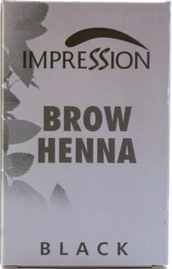 Impression Henna Wenkbrauwverf | Zwart | Black | Noir | Brow Henna | Goed Voor Meer Dan 20 Behandelingen -Cosmetica Serie Winkel 768x1200 4