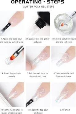 Elvi Polygel Starterskit - Complete Set Inc. USB UV/Led Mini Lamp-Nagelverlenging- Polygel 6 X 15g Perfecte Kleuren Roze - Polyacryl UV Nagellak-Quick Extension Temperature Color Changing UV Gel Pink -Cosmetica Serie Winkel 802x1200 4