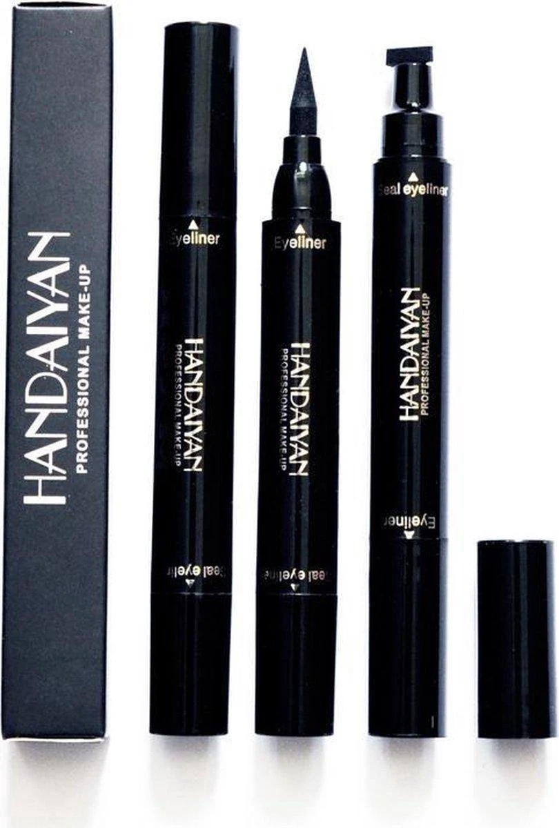 HANDAIYAN® | Eyeliner Met Wing Stempel | Zwarte Oog Stempel | 2 In 1 Eyeliner | Eyeliner Tool | Wing Eyeliner | Wing Stamp | 2 Stuks Per Verpakking 3 HANDAIYAN® | Eyeliner Met Wing Stempel | Zwarte Oog Stempel | 2 In 1 Eyeliner | Eyeliner Tool | Wing Eyeliner | Wing Stamp | 2 Stuks Per Verpakking