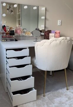 Jumanah® Collections "Sorted" Large Foundation Tray - Make Up Organizer - Ladeverdeler - Lade Organizer - Transparant - Acryl - Kunststof - Ikea Alex 5 Ladeblok -Cosmetica Serie Winkel 825x1200 4