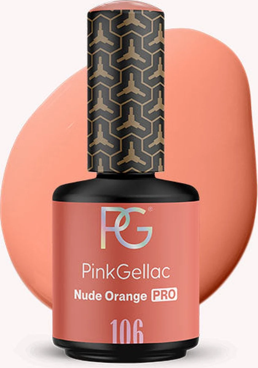 Pink Gellac - Nude Orange - Gellak - Vegan - Oranje - Glanzend - 15ml 12 Pink Gellac - Nude Orange - Gellak - Vegan - Oranje - Glanzend - 15ml - Afbeelding 10