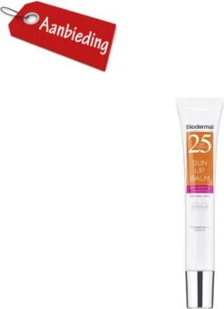 Lippenbalsem Natural Pink Biodermal Sun Lipbalm Lipbalsem SPF25 - Tube 12 Ml - -Cosmetica Serie Winkel 871x1200