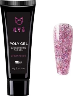 Elvi Polygel Starterskit - Complete Set Inc. USB UV/Led Mini Lamp-Nagelverlenging- Polygel 6 X 15g Perfecte Kleuren Roze - Polyacryl UV Nagellak-Quick Extension Temperature Color Changing UV Gel Pink -Cosmetica Serie Winkel 916x1200