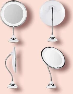 Make-Up Spiegel - 7X Vergroting - LED Licht - Make Up Spiegel Met Verlichting - Vergrootspiegel Met Zuignap - Exclusief Baterijen(Niet Ingegrepen 3AAA)3AAA -Cosmetica Serie Winkel 928x1200 3