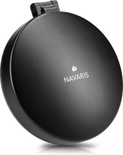 Navaris 1x/5x Vergrotende Make-up Spiegel - Compacte Opvouwbare Kap- En Reisspiegel - Led-verlichte Dubbelzijdige Make-upspiegel - Zwart -Cosmetica Serie Winkel 951x1200 5