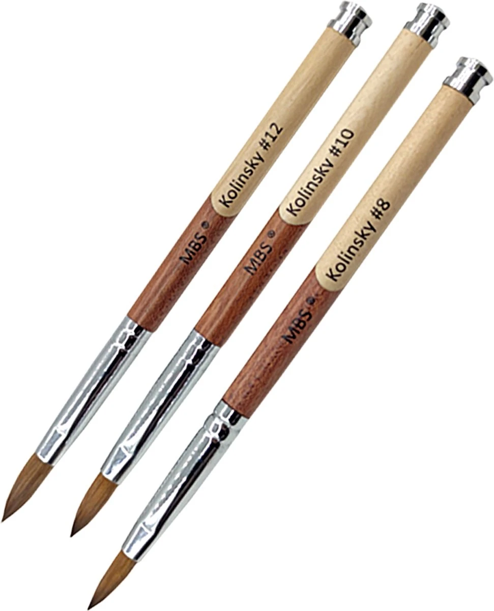 KOLINSKY ACRYL PENSEEL #12 - Kolinsky Penseel - Acryl Penseel - Acryl Nagels - Hout 6 KOLINSKY ACRYL PENSEEL #12 - Kolinsky Penseel - Acryl Penseel - Acryl Nagels - Hout - Afbeelding 4