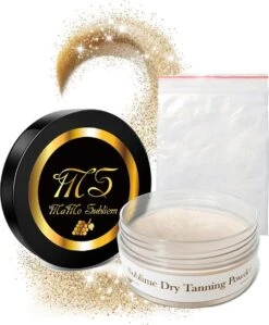MaMo Subliem - Sublime Dry Tanning Powder - Medium - Baking Powder - Finishing Powder - Met Optie Shimmer - Tanning - Poeder - Spraytan - Glow - Grapes - Visagisten - Finishing Powder - Selftanning Powder - Na Zonnebrand Creme - Foundation - Make-up -Cosmetica Serie Winkel 992x1200 1